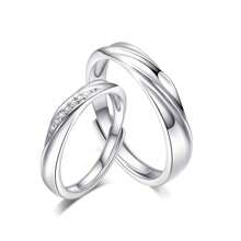 2 Stück/Set 925 Sterling Silber Eheringe, Mode mehrere Stile Paar Ringe für Frauen Männer Engagement Jubiläum Party Fine Jewelry Daily Wear Geschenke