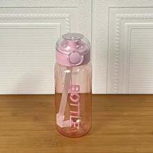 BOTTLE Plastic Water Bottle Pink 480ml - Pink - View 5