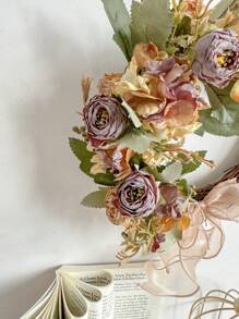 1 件花环装饰，适用于花墙、门和球装饰、人造花、情人节、礼物