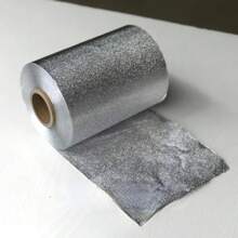 50m*12cm Aluminum Foils Sheets For Hair,Professional Hair Coloring Dye Highlighting Foil For Salon Barber Bleaching Application - Silver - View 2