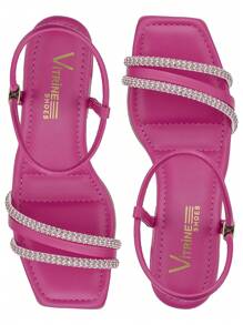 Vitrine shoes Women Heeled Sandals - 玫紅色 - 查看 4