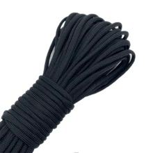 Ni lông đen Cord Ống xâu dây Dây tơ hồng Trung Quốc Macrame Cord Vòng tay Bện String Đối với Dây thừng - màu đen - Xem 1