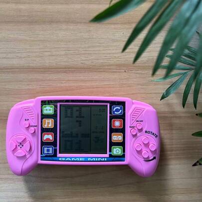 جهاز كمبيوتر ألعاب محمول رجعي للأطفال - شاشة كبيرة، لعبة إلكترونية كلاسيكية