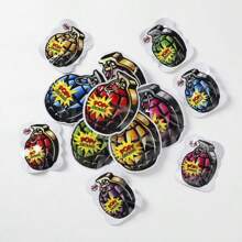 30pcs Automatic Inflatable Simulation Grenade, Self-Exploding Small Explosive Bag, Trick Toy, Funny Prank, Frightening Sound Bag (Random Style) - Multicolor - View 6