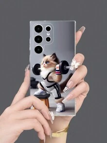 TPU Thể thao Hình con mèo Được Sơn Ốp lưng & bao da điện thoại Tương thích với Samsung + + + Loạt - Nhiều màu - Xem 4