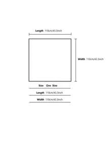 1 Stück Frühlings-/Sommer-bedrucktes, mehrfarbiges, florales Muster 110cm Quadrat Schal Hijab Bandana Haarband Winter Herbst für Frauen Abaya Verschleierte Kleidung