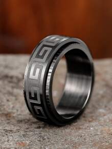 1 Pc Hip Hop Men's Stainless Steel Ring For Men Party Accessories Jewelry Gift - 1# - View 15