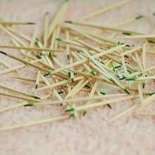 400pcs/Can, Disposable Mint Flavored Multifunctional Toothpicks, For Teeth Cleaning, Fruit Fork Toothpicks, Portable Toothpicks For Home, Restaurant, Hotel, Commercial, Wedding, Party, Cleaning Tools - Green - View 4