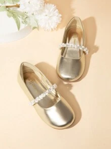 Toddler Girl'S Mari Jane Casual Slip On Ballerina Flats