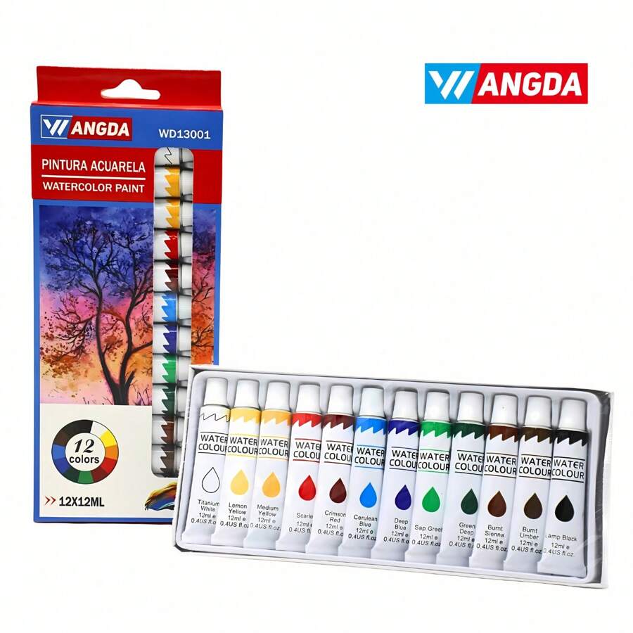 Pinturas acrílicas, de vuelta a la escuela, útiles escolares - Multicolor - Ver 1