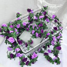1/2/3 cái Tím Mùa Xuân Hoa mẫu đơn Cây nho , Nhân tạo Treo Cây nho hoa , Fake Treo Thực vật Đối với Tường , Gia đình Phòng , Sân vườn Lễ cưới , Trong nhà Ngoài trời Đồ trang trí - Màu tím - Xem 4