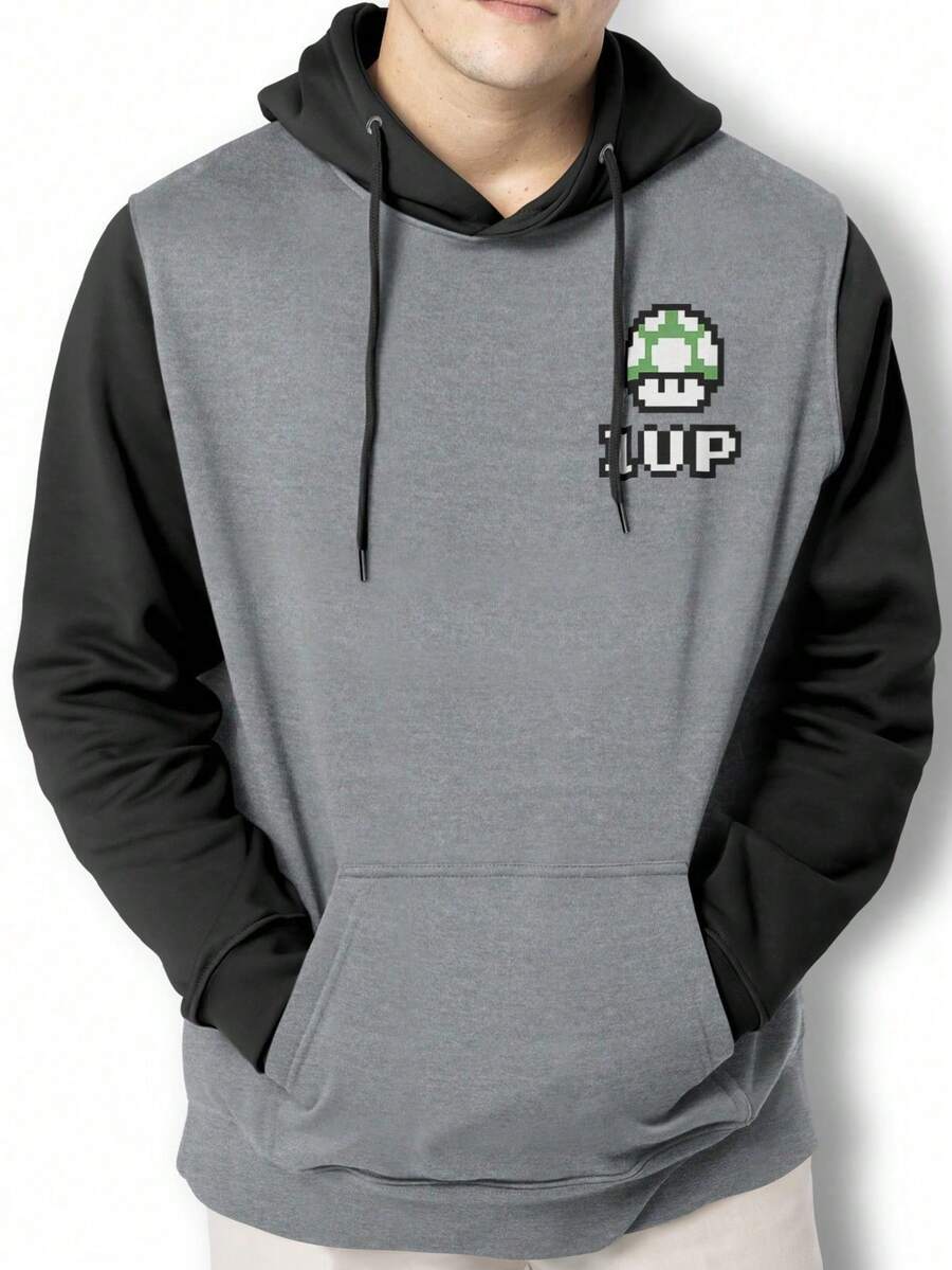 Men Hoodies - 彩色 - 查看 1