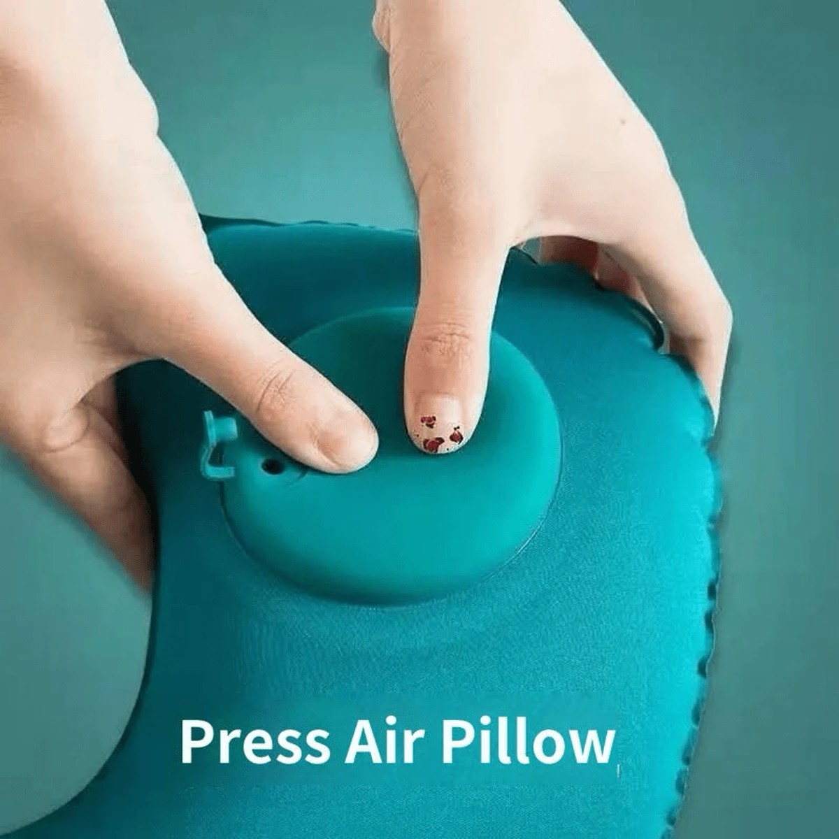 Inflatable UShaped Pillow, PressureRelieving Neck Pillow, Essential For Business Trip, Car And