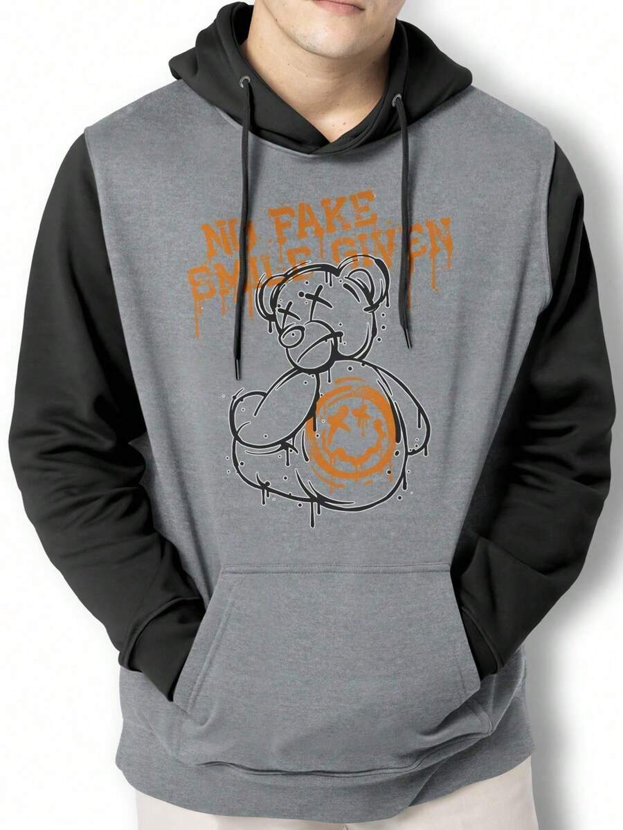 Men Hoodies - 彩色 - 查看 1