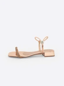 Women Heeled Sandals - Đồng - Xem 3