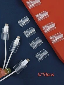 Transparent Data Cable Protector, Prevents Cable From Breaking And Coming Loose Charger Protector