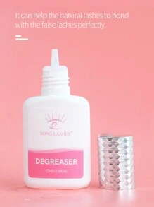 SONG LASHES Songlashes去脂劑有效清除睫毛擴展上的油脂和灰塵，透明色配方保持健康 - 無色 - 查看 3