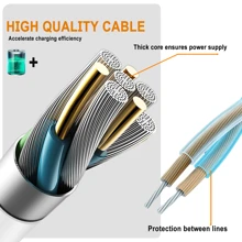 Cable Tipo C 2.4a 1 Metro Carga Rapida U-volt compatible con iph 15, Samsung, Moto Garantia - Blanco - Ver 5