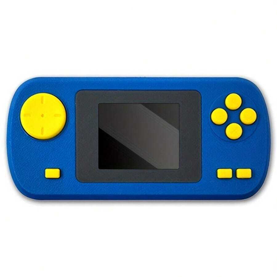 GC32 8-Bit Handheld Game Console, Mini Portable Retro Gaming Console, TFT High Definition Screen, 128 Classic Games, Classic Gaming Console - Blue - View 1