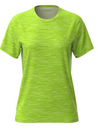 女士運動T恤，快干透氣，適用於跑步，健身，網球，羽毛球訓練，輕便上衣，圓領短袖緊身衣