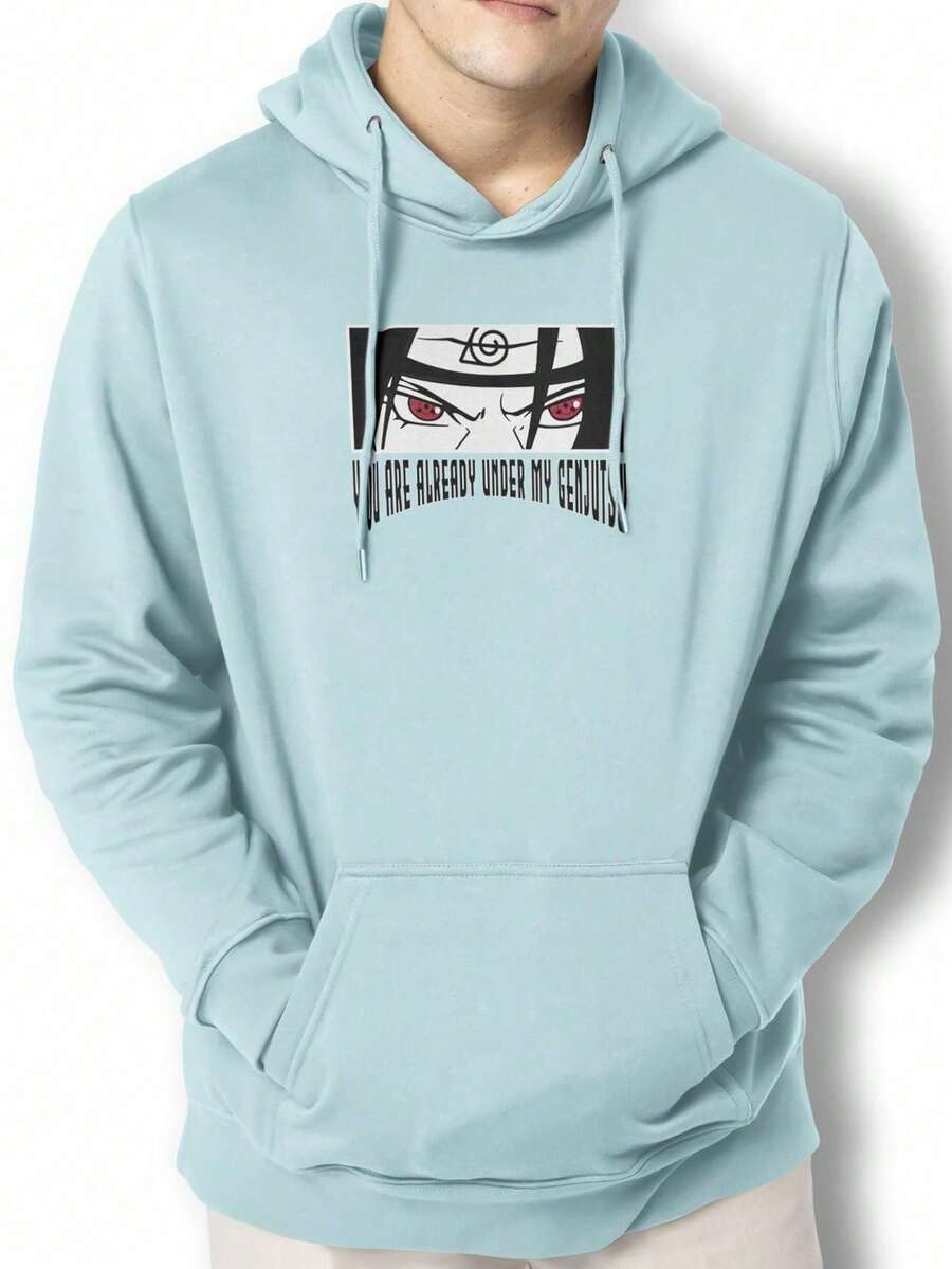 Men Hoodies - Màu xanh nhạt - Xem 1