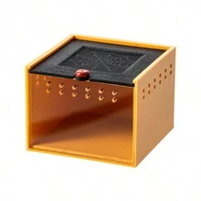 Terrario de 1PC para mascotas con caja de alimentación de acrílico para reptiles, arañas, alacranes y escarabajos - Multicolor - Ver 11