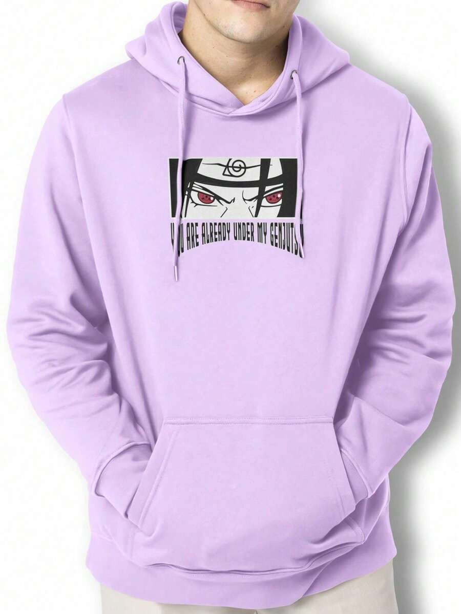 Men Hoodies - Red Violet - View 1