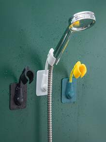 1 Stück bohrlochfreier schwenkbarer Duschkopfhalter, verstellbare Duschkopfhalterung für das Badezimmer (Zufällige Farbe)