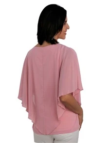 Blusa Dama Mujer Lorell 3510 Tallas Grandes - Rosa - Ver 3