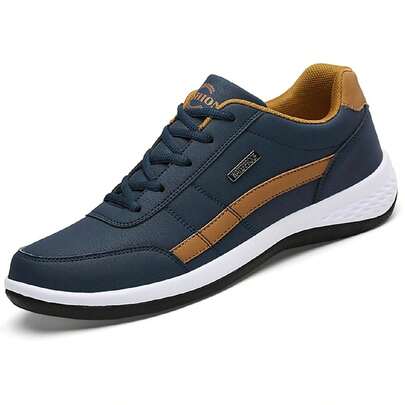 1雙男性透氣運動休閒鞋,休閒運動賽車鞋,時尚跑步鞋