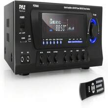Pyle Bluetooth Speaker & Microphone System - Portable Stereo Karaoke Speaker With Wired Mic, Built-In LED Party Lights, MP3/USB/Micro SD Readers, FM Radio (8.0'' Subwoofers, 600 Watt MAX)
