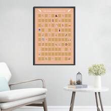 100 Movies Scratch Off Poster - Top Films Of All Time Bucket List (16.5" X 23.4") - 100 Things to Do - View 4