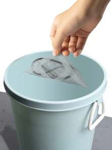 Adhesivo desechable para tapar desagües con filtro para pelo e insectos, anti obstrucción para cocina y baño - Gris - Ver 6