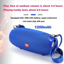 Portable TG534 Wireless Speaker Bass Column Waterproof Outdoor USB Speakers Support AUX TF FM Subwoofer TWS Loudspeaker