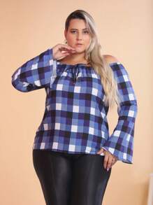 Plus Size Blouses - Morado - Ver 3
