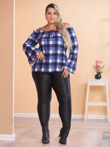 Plus Size Blouses - Morado - Ver 4