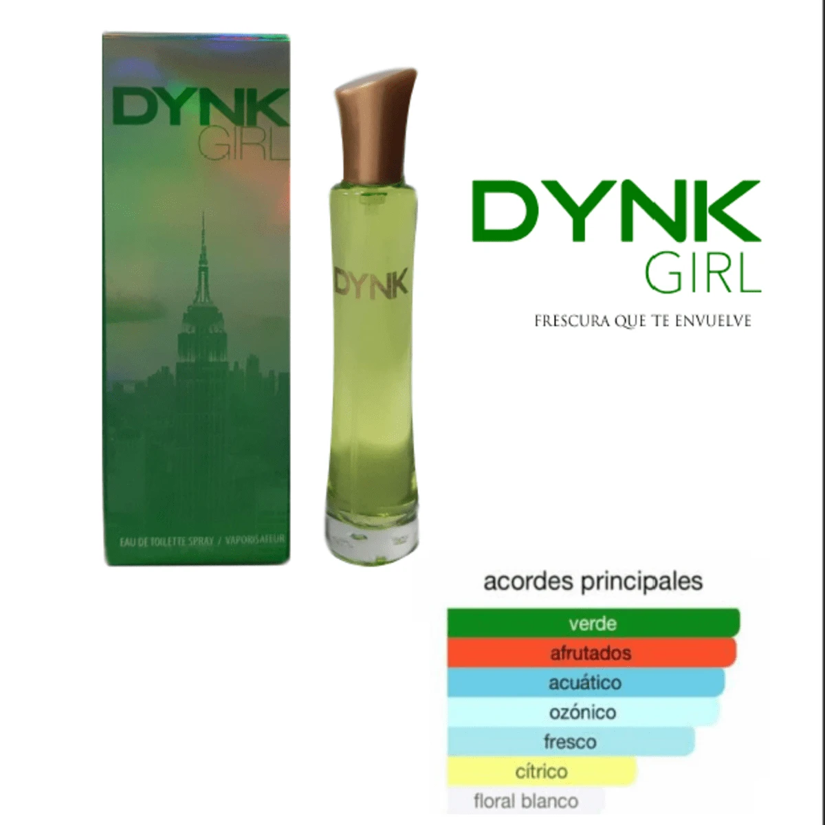 PERFUME PARA DAMA GREEN,DKNY GIRL BE DELICIUS AROMA FRUTAL FRESCO - Afrutado y cítrico - Ver 1