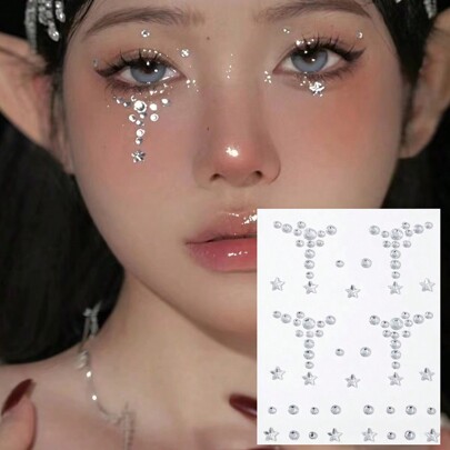 Face & Body Gemstone Stickers, Eye Corner Baby Stickers, Eyebrow Stickers, Body Stickers
