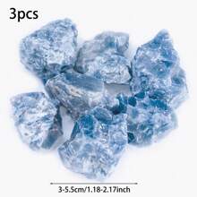 1/2/3pcs Natural Blue Kyanite Crystal Specimen, Party Decoration, Mineralogist Collection Healing Crystal, High-End Jewelry DIY Decoration, High Energy Quartz Crystal Cluster, Raw Energystone, Yoga, Meditation, Spiritual Decor Gemstone, Best Holiday Gift