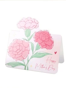 1套/6張，母親節祝福卡，花束留言卡，花店烘焙禮品卡，給媽媽的驚喜卡 - 彩色 - 查看 7
