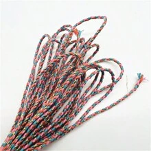 1 pieza 5 yardas Cuerda de línea dorada de 2.5mm, cuerda de nudo chino macramé para hacer joyería para pulsera Shamballa - Elige colores - Ver 9