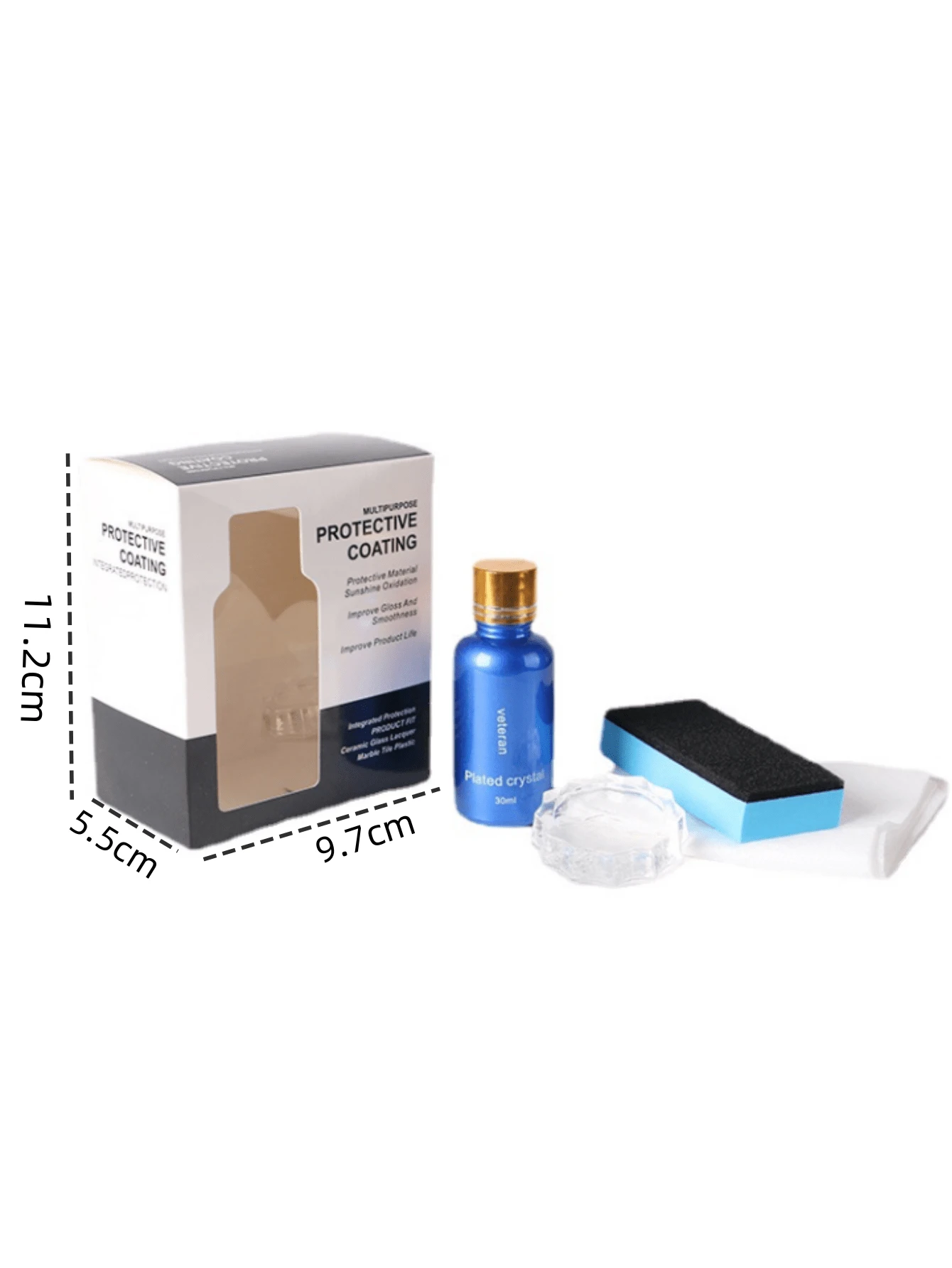 Veteran Car Nano Ceramic Coating Super Hydrophobic 9H With High Gloss ...