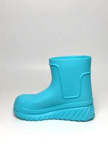 Women Mid-Calf Boots - 淺藍色 - 查看 4