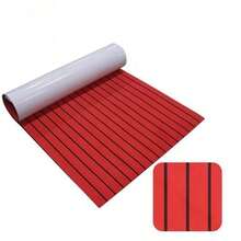 Foam Marine Non-Slip Mat Boat Flooring EVA Teak Decking Sheet Waterproof Pad Swimming Pool Mat Self-Adhesive Carpet Boat Anti-Slip Mat - Red Black - View 4