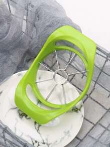1pc Random Color Apple Slicer, Creative Stainless Steel Apple Cutter For Kitchen - Multicolor - View 8