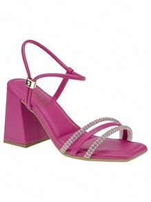 Vitrine shoes Women Heeled Sandals - 玫紅色 - 查看 1