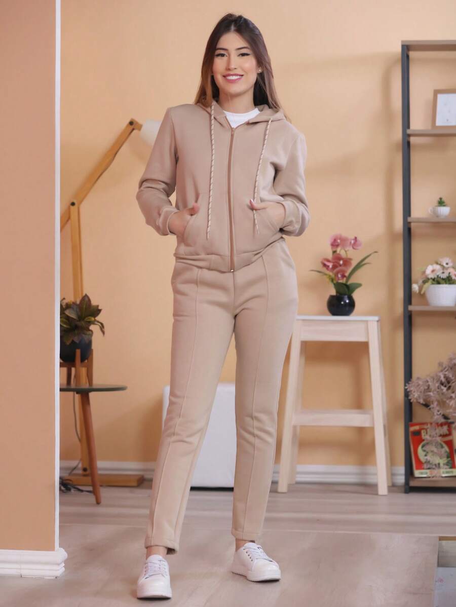 Women Two-Piece Outfits - Màu be - Xem 1
