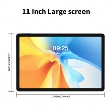 VASOUN TAB15 11 英寸 Android 13 平板电脑（T606 8 核 12NM UFS2.1 1.6Ghz/6GB RAM/128GB Rom 支持 1TB SD 扩展/1920*1200 FHD Incell 屏幕/4G SIMLTE/5G WIFI 802.11ac/BT 5.0/8000mah/Type-C/8mp+13mp 摄像头/附赠皮套（无适配器） - 灰色 - 查看 5