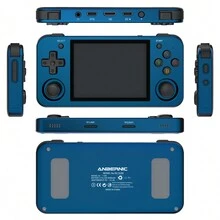 [Gói siêu ưu đãi]ANBERNIC RG353M [Mua 1 Tặng 1 Cáp tương thích HDMI + 1 Vỏ sang trọng + 1 Miếng bảo vệ màn hình + 1 Cáp Type-C] Hợp kim nhôm CNC Quy trình Hệ điều hành kép Android 11 + Hệ thống Linux Hỗ trợ 5G WiFi 4.2 Bluetooth Tương thích HDMI Màn hình có thể chạm được Hơn 26 trình giả lập với 27000 trò chơi - RG 353M - Xem 2