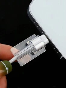Transparent Data Cable Protector, Prevents Cable From Breaking And Coming Loose Charger Protector
